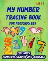 My Number Tracing Book For Preschoolers