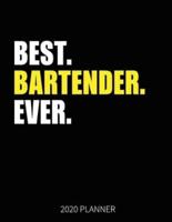 Best Bartender Ever 2020 Planner