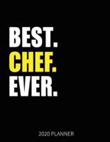 Best Chef Ever 2020 Planner