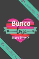 Love Bunco Score Sheets (Black Cover)