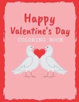 Happy Valentines Day Coloring Book