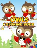 Owls Coloring Book