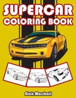 Supercar Coloring Book: Car Coloring Books for Kids Ages 4-8
