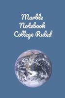 Marble Notebook College Ruled