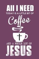 Lined Notebook COFFEE JESUS Gift 2020