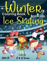 Winter Ice Skating Coloring Book