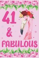 41 & Fabulous Birthday Journal