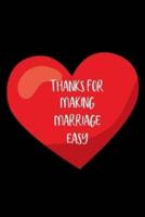 Thanks For Making Marriage Easy