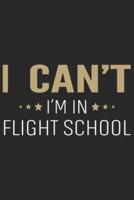 I Can't I Am in Flight School