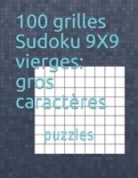 100 Grilles Sudoku 9X9 Vierges