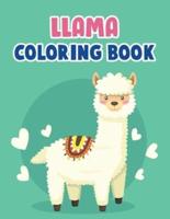 Llama Coloring Book