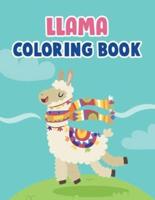 Llama Coloring Book