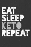 Eat Sleep Keto Repeat Butter Diet Ketones Ketosis