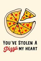 You've Stolen A Pizza My Heart Valentine's Gift (Notebooks and Journals)