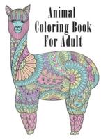 Animal Coloring Book For Adult