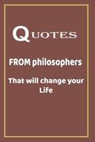 Book - Quotes from Philosophers That Will Change Your Life