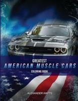Greatest American Muscle Car Coloring Book - Modern Edition: Muscle cars coloring book for adults and kids - hours of coloring fun!