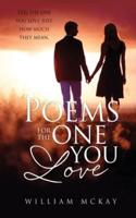 Poems for the One You Love