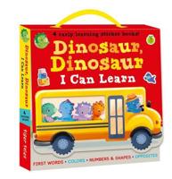 Dinosaur, Dinosaur I Can Learn 4-Book Boxed Set With Stickers