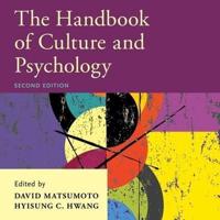 The Handbook of Culture and Psychology Lib/E