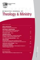 McMaster Journal of Theology and Ministry: Volume 21, 2019-2020