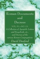 Roman Documents and Decrees, Volume IV - No. 13