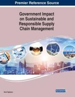 Government Impact on Sustainable and Responsible Supply Chain Management