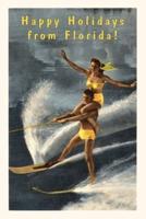 Vintage Journal Happy Holidays from Florida, Water Skiers