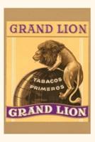 Vintage Journal Grande Lion Label