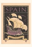 Vintage Journal Travel Poster for Spain
