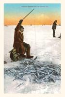 Vintage Journal Ice Fishing on Bering Sea