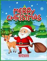 Merry Christmas Notebook for Kids 8-12