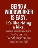 Being a Woodworker Is Easy. It's Like Riding a Bike. Except the Bike Is on Fire. You're on Fire. Everything Is on Fire. And You're in Hell.