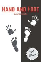 Hand and Foot Score Sheets