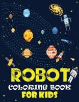 Robot Coloring Book For Kids