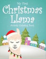 My First Christmas Llama Activity Coloring Book