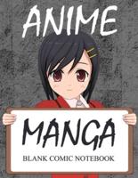 Anime Manga Blank Comic Notebook