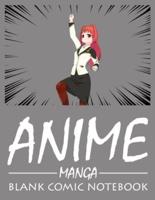 Anime Manga Blank Comic Notebook