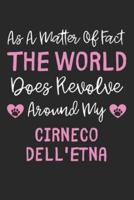 As A Matter Of Fact The World Does Revolve Around My Cirneco dell'Etna