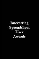 Interesting Spreadsheet User Awards