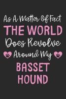 As A Matter Of Fact The World Does Revolve Around My Basset Hound