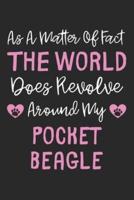 As A Matter Of Fact The World Does Revolve Around My Pocket Beagle
