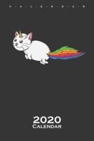 Flying Unicorn Cat Calendar 2020