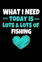 What I Need Today Is Lots & Lots of Fishing