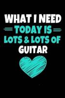 What I Need Today Is Lots Lots Guitar