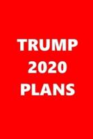2020 Daily Planner Trump 2020 Plans Text Red White 388 Pages