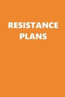 2020 Daily Planner Political Resistance Plans Orange White 388 Pages