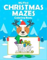 My First Christmas Mazes Coloring Book