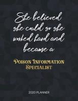 She Believed She Could So She Worked Hard And Became A Poison Information Specialist