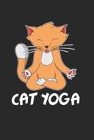 Katze Yoga Notizbuch